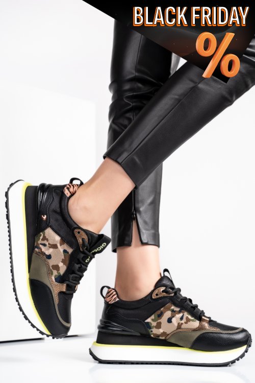 Fekete sport cipők 6s7h4359