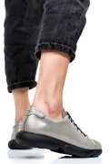 Szürke természetes bőr sport cipők 1s7h68