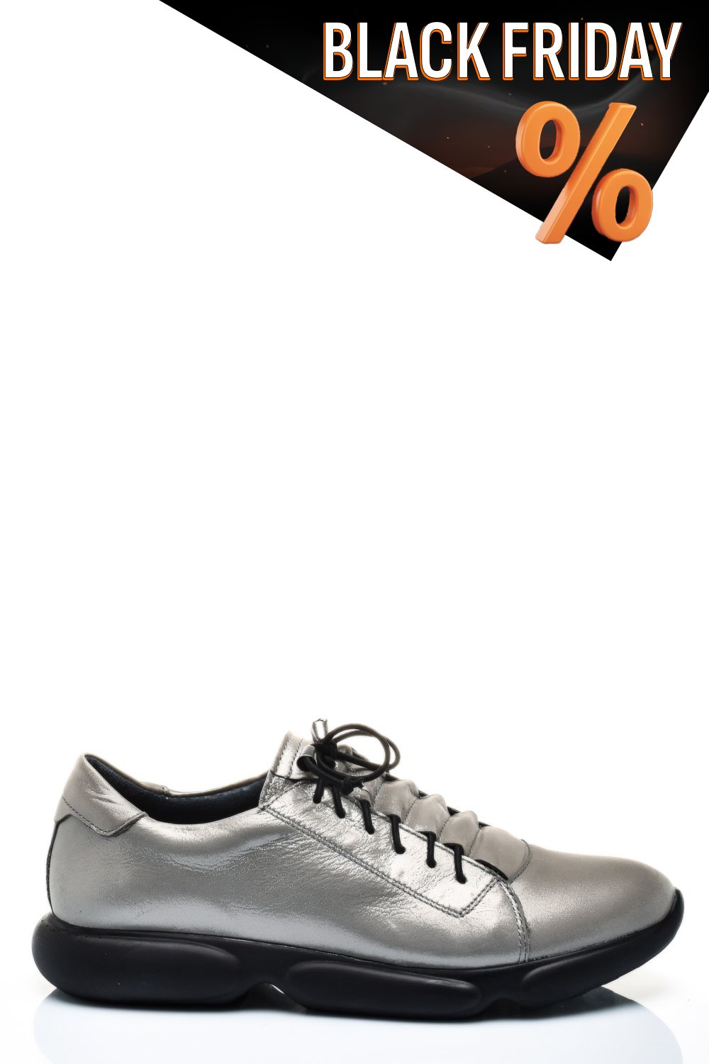 Szürke természetes bőr sport cipők 1s7h68