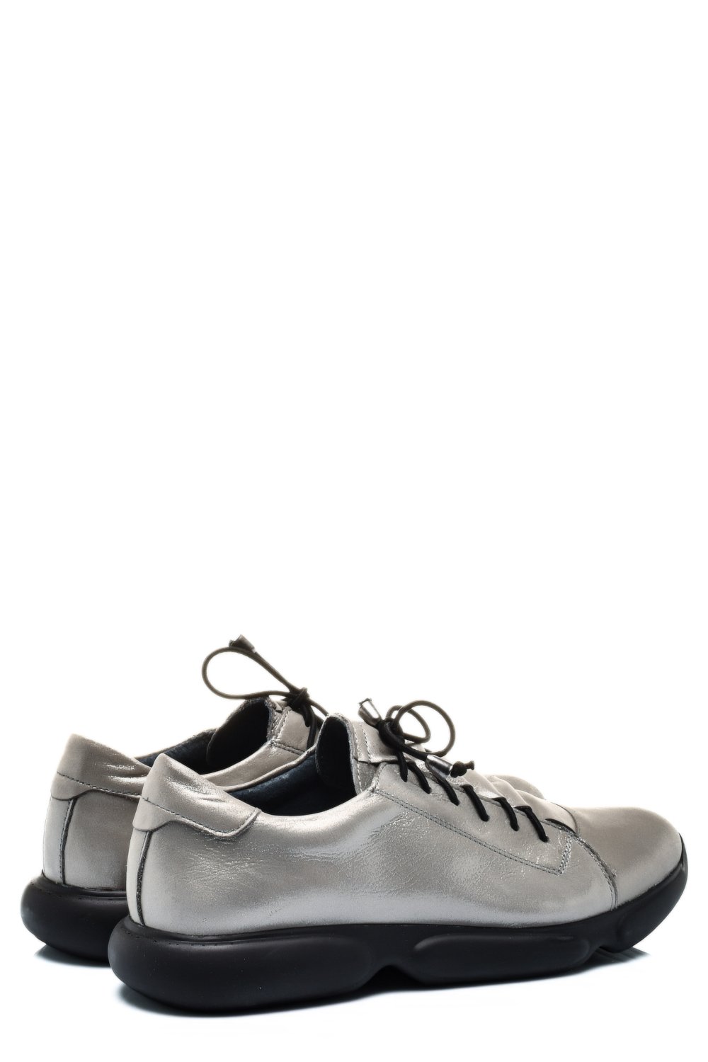 Szürke természetes bőr sport cipők 1s7h68