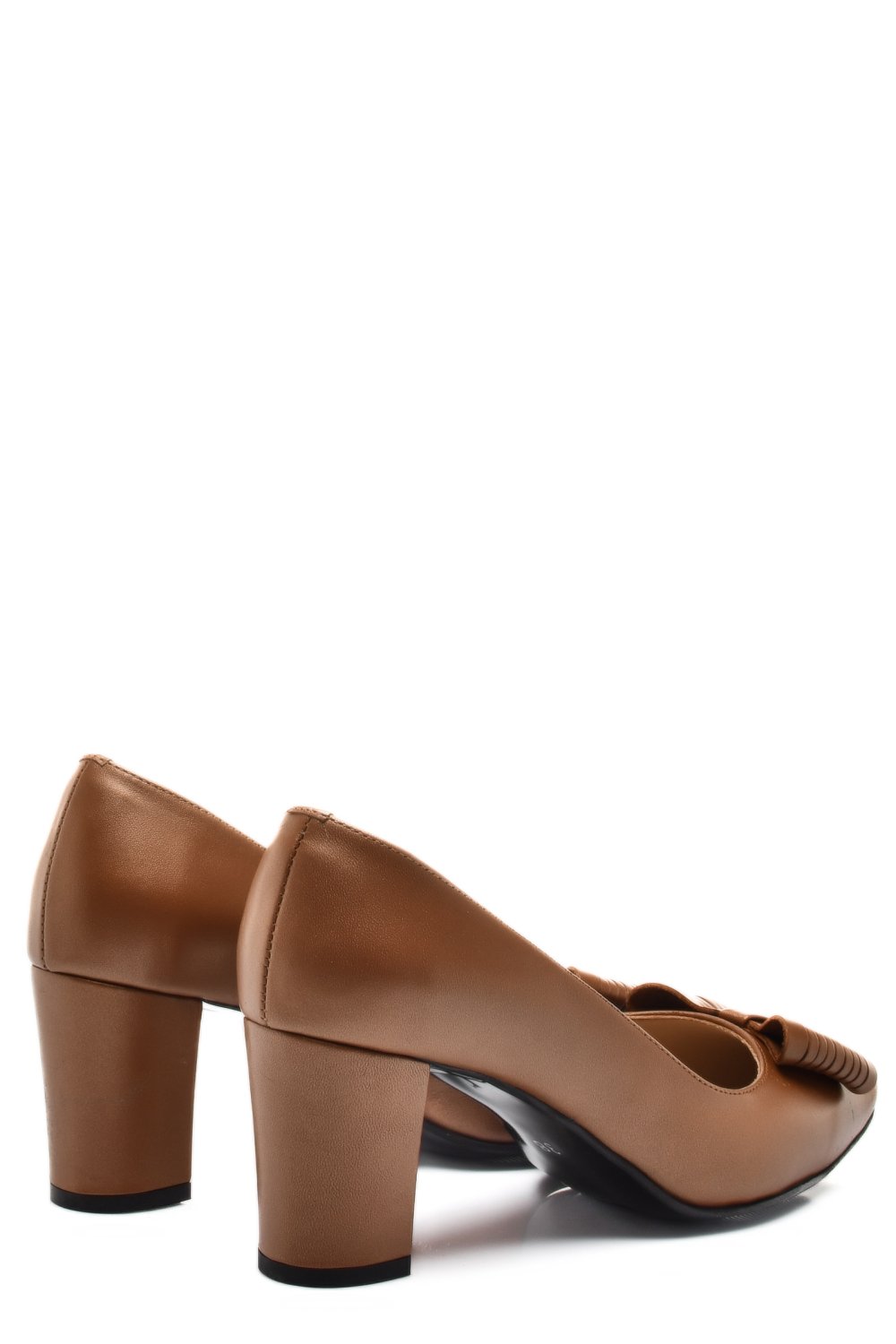 Barna természetes bőr magassarkú cipők 1s7h706lib