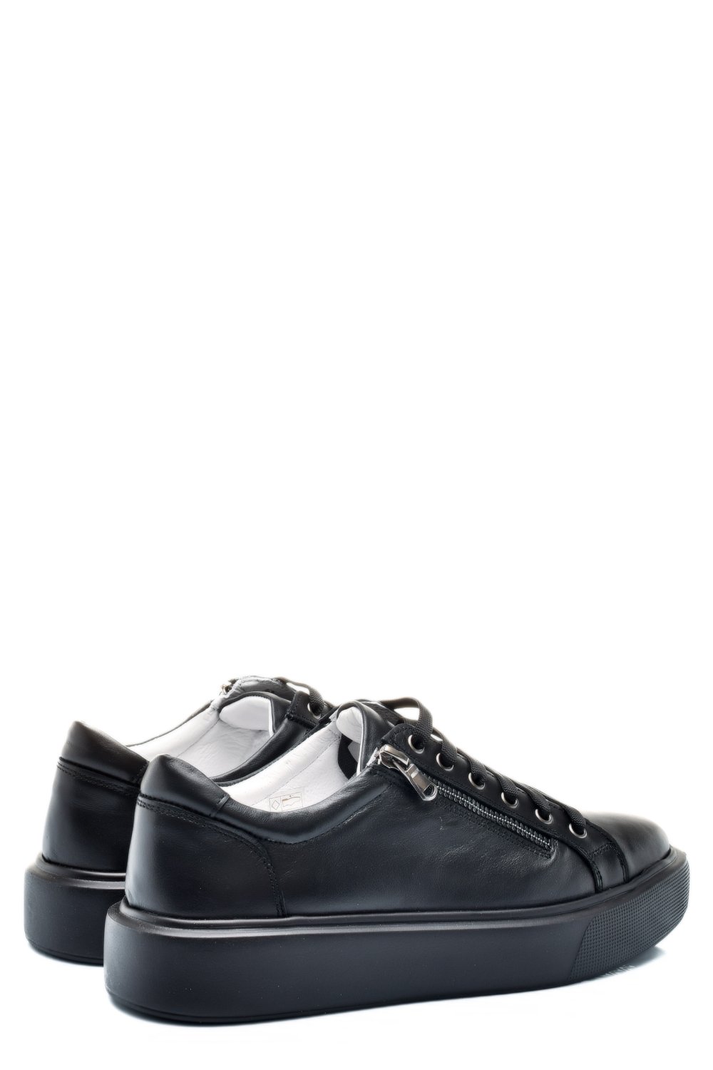 Fekete természetes bőr sport cipők 2s7h41-607np