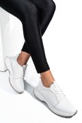 Fehér természetes bőr sport cipők 2s7h41-613np