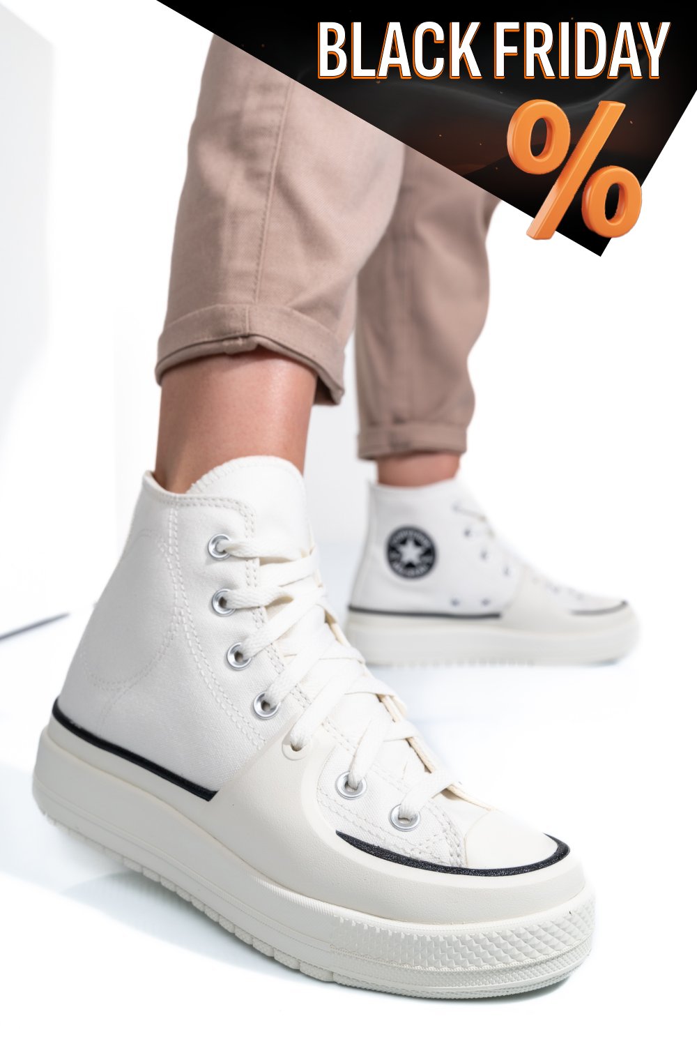 Converse fehér sportcipők as7h02832c