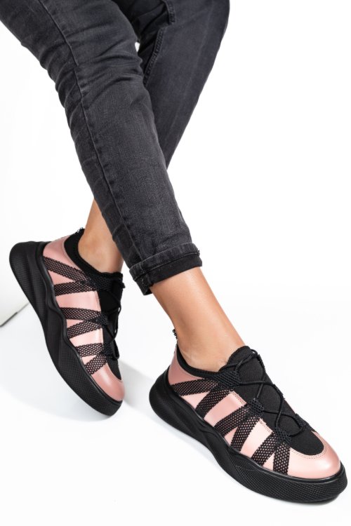 Rózsaszín természetes bőr sport cipők 2s7h32