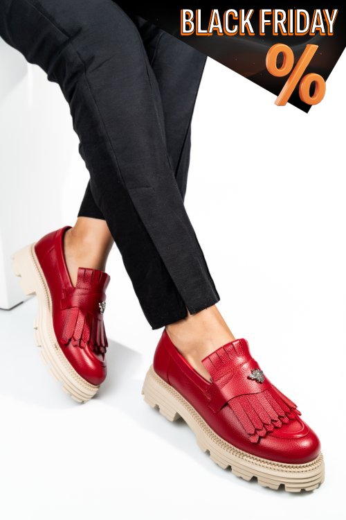 Piros természetes bőr  3s7h95