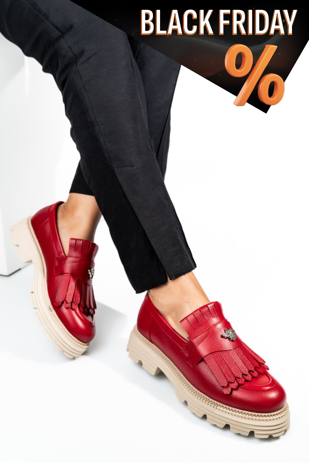 Piros természetes bőr  3s7h95