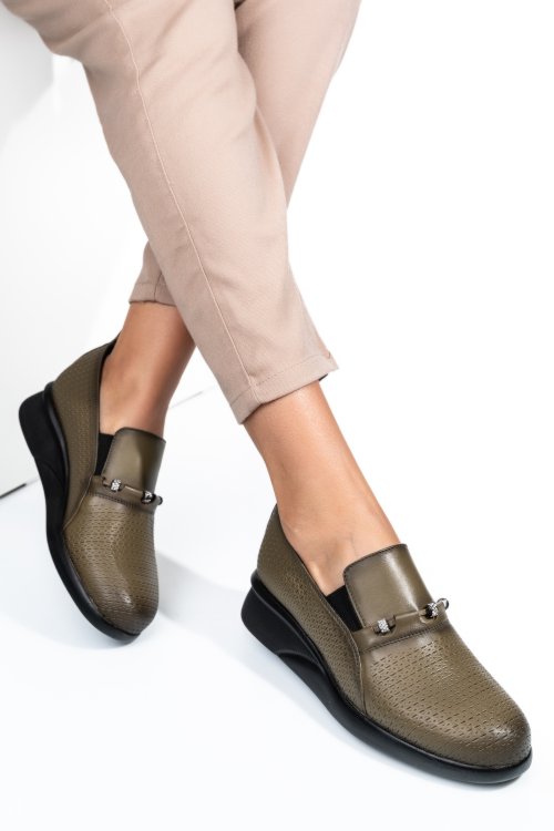 Zöld természetes bőr  4s7h47