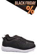 Kinetix fekete sportcipők cs7hollum