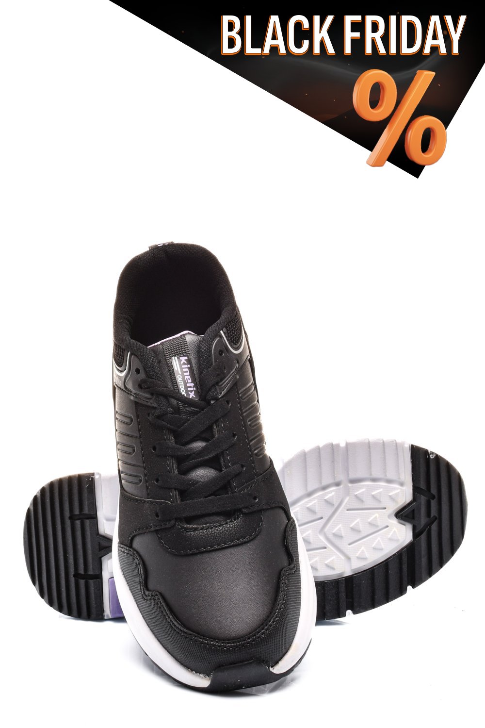 Kinetix fekete sportcipők ts7hraces