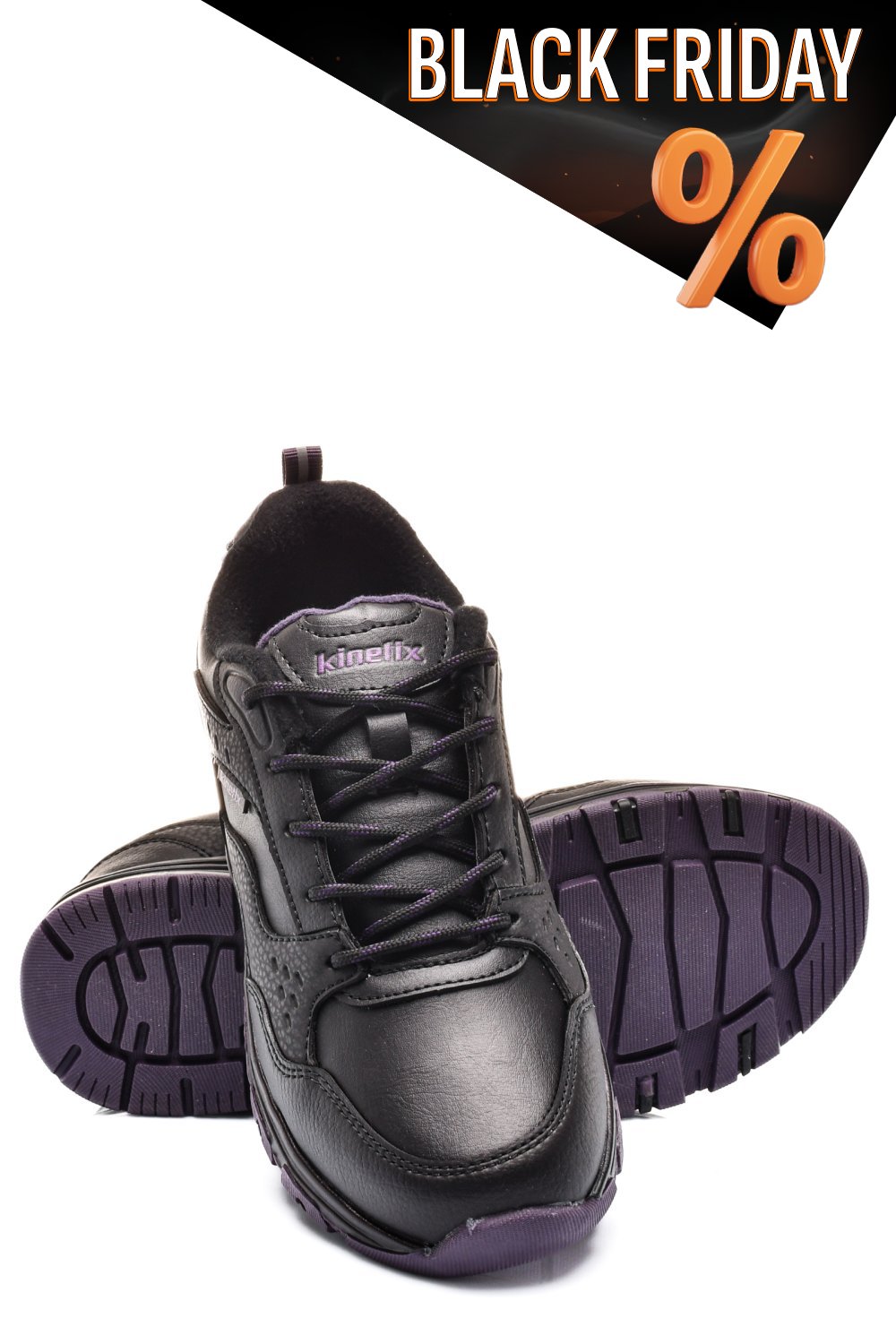 Kinetix fekete sportcipők ss7hally