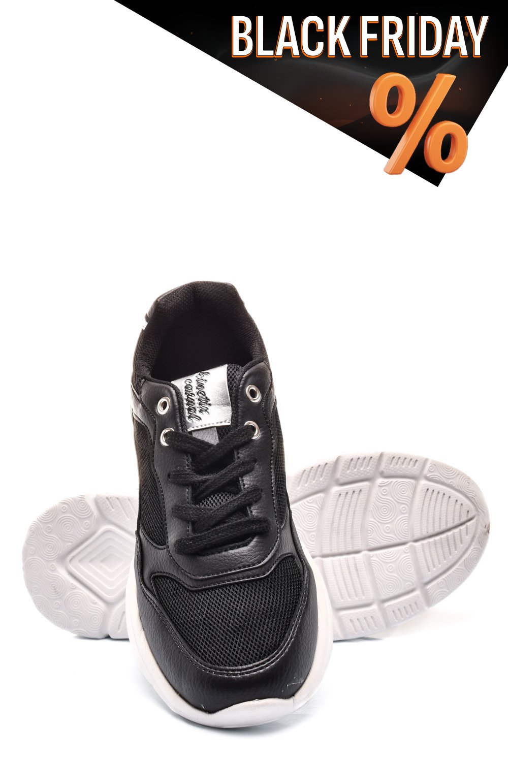 Kinetix fekete sportcipők ls7hudvin