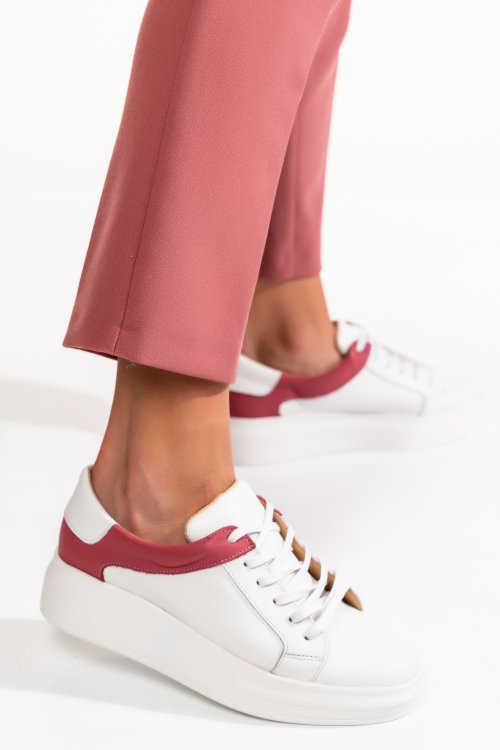 Bordó természetes bőr sport cipők 3s7h000