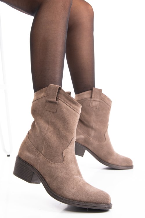 Szürke természetes bőr bakancs 2s7h02841sp