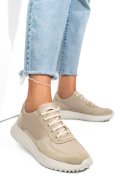 Bézs természetes bőr sport cipők 4s7h54