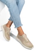 Bézs természetes bőr sport cipők 4s7h54