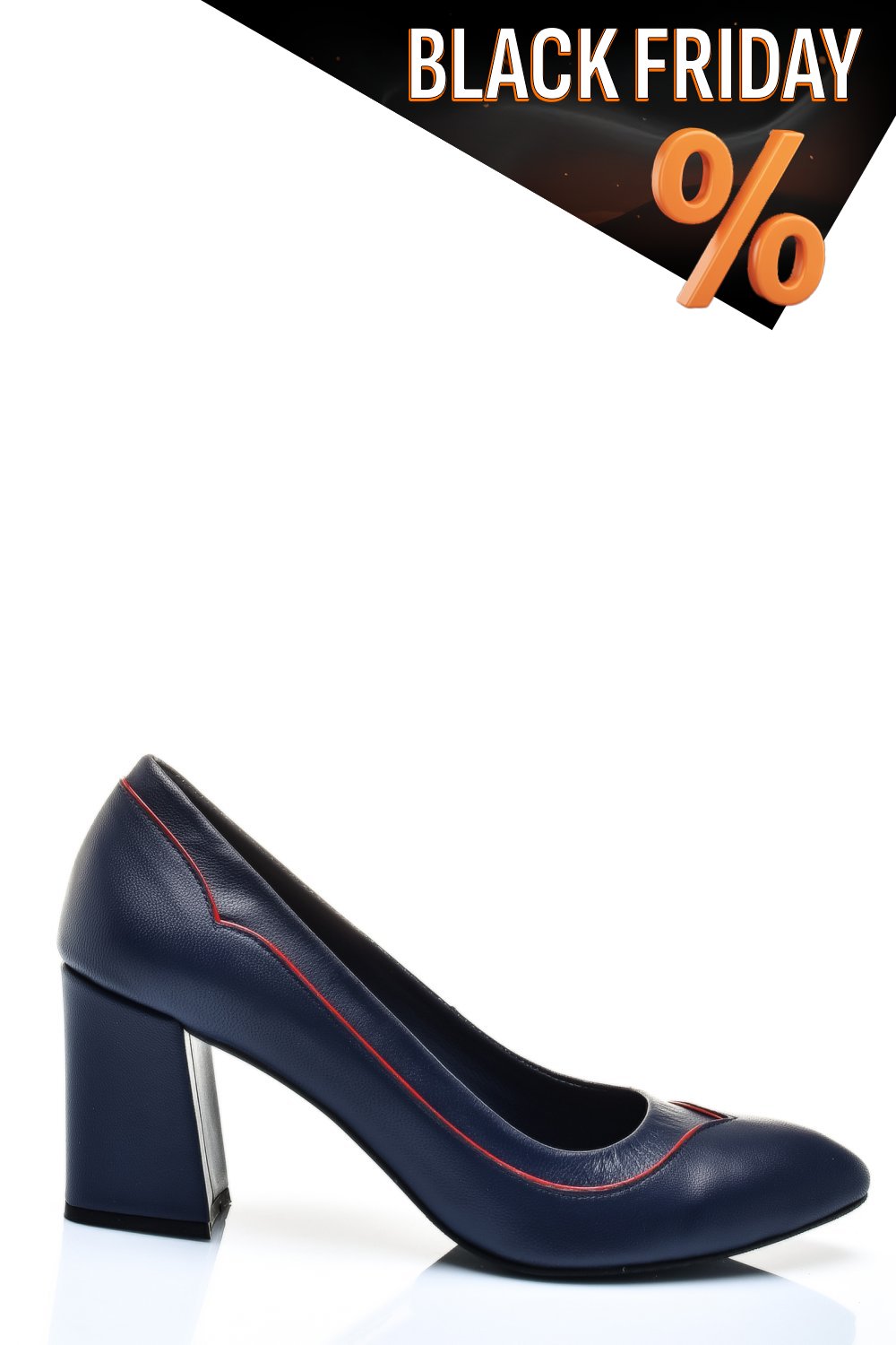 Kék természetes bőr magassarkú cipők 5s7h99-1