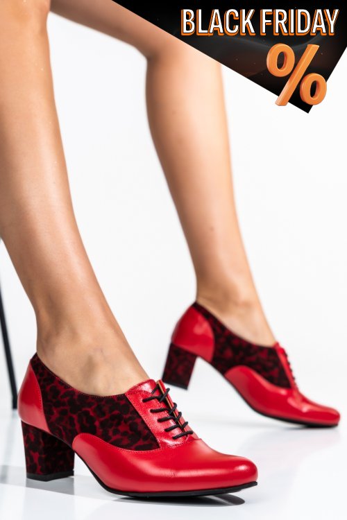 Természetes bőr magassarkú cipők 1s7h515