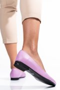 Mályva természetes bőr balett cipők 4s7h50b