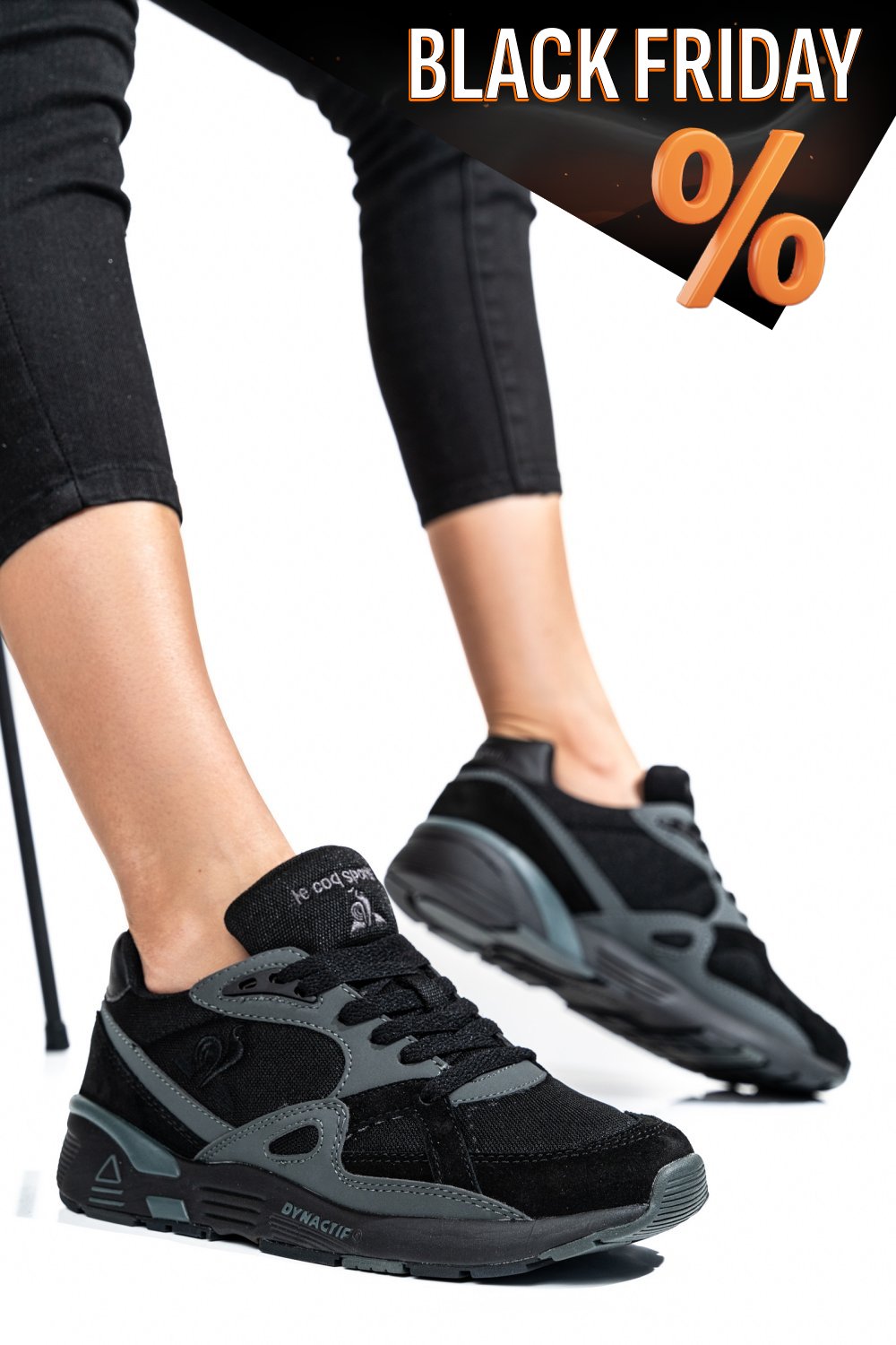 Le coq sportif fekete sportcipők 2s7h220312