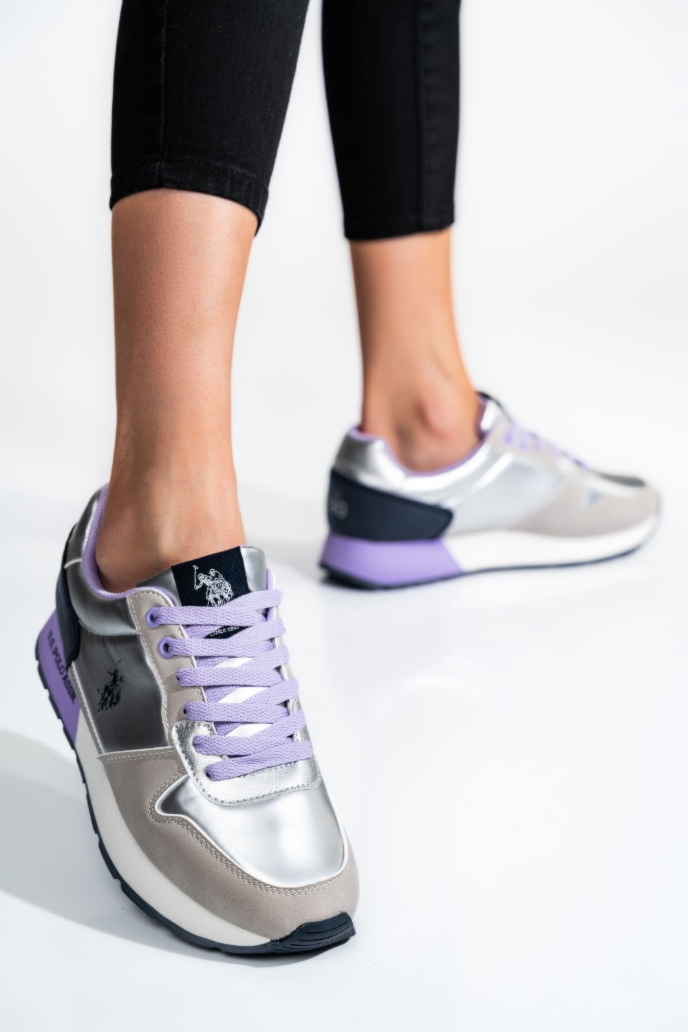 Us polo assn ezüst sportcipők ks7hitty002