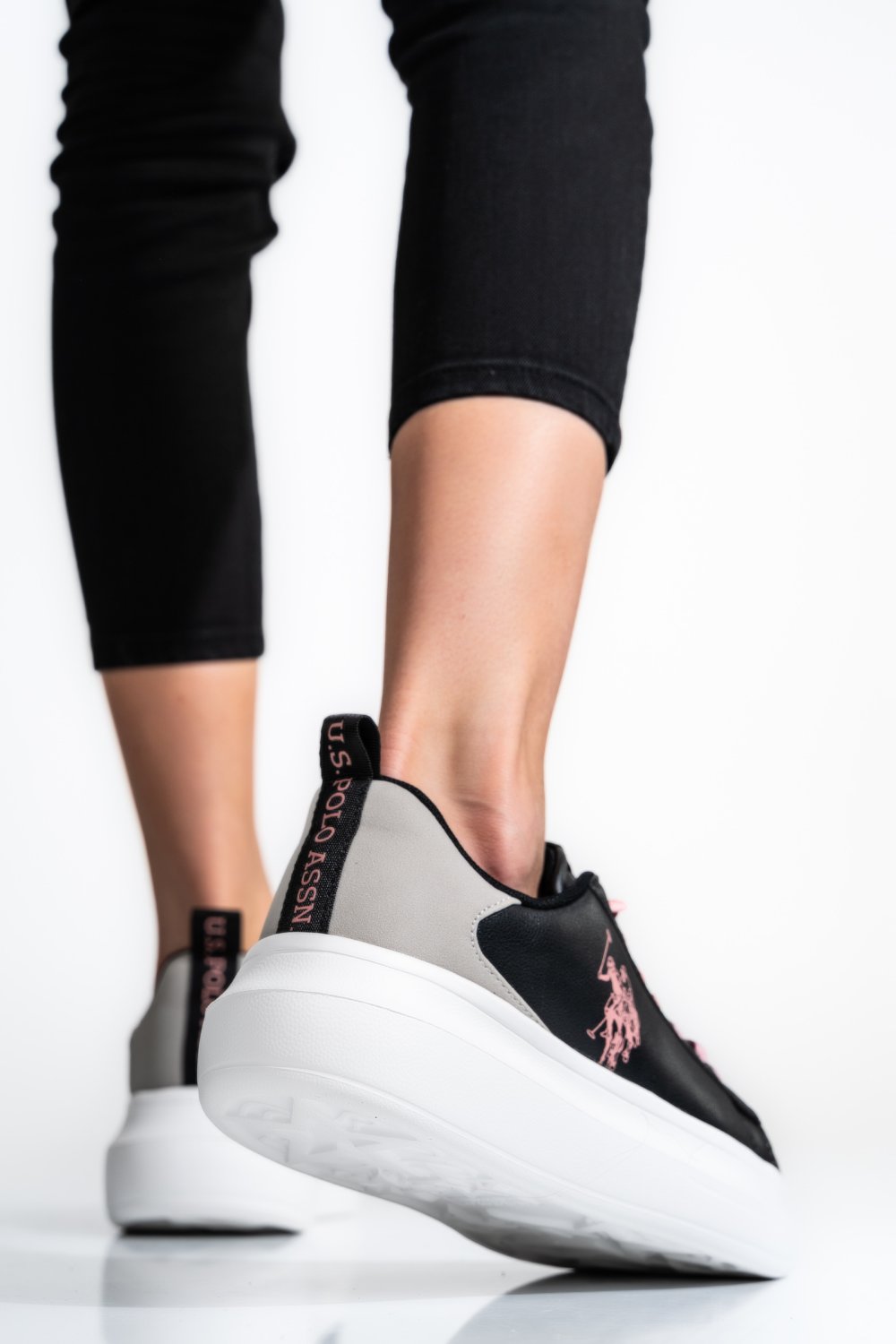 Us polo assn fekete sportcipők hs7helis026