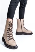 Bézs természetes bőr bakancs 2s7h32-037np