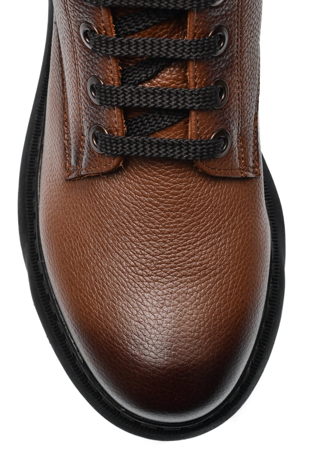 Barna természetes bőr bakancs 4s7h22