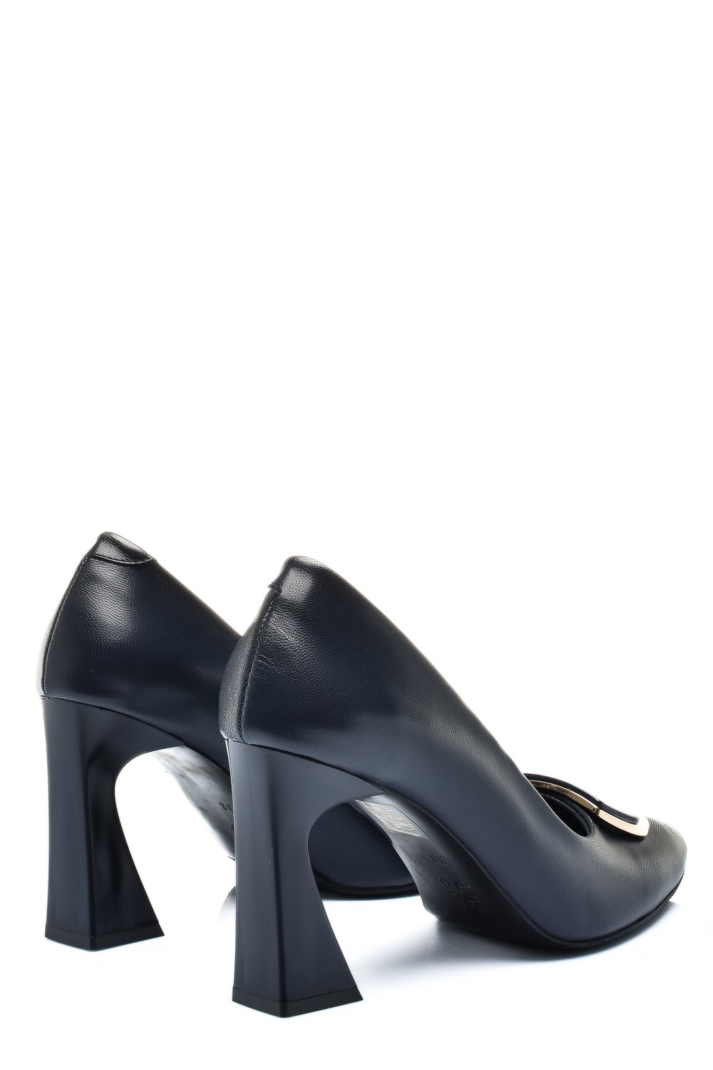 Kék természetes bőr magassarkú cipők 5s7h23