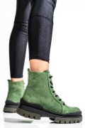 Zöld fordított bőr bakancs 2s7h22836sp