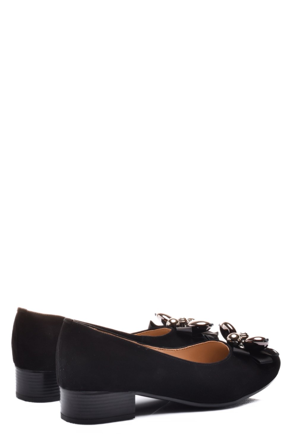 Fekete természetes bőr magassarkú cipők 2s7h55br