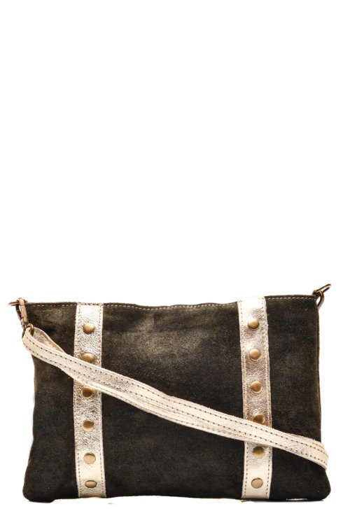 Zöld fordított bőr taska bs7hs3477