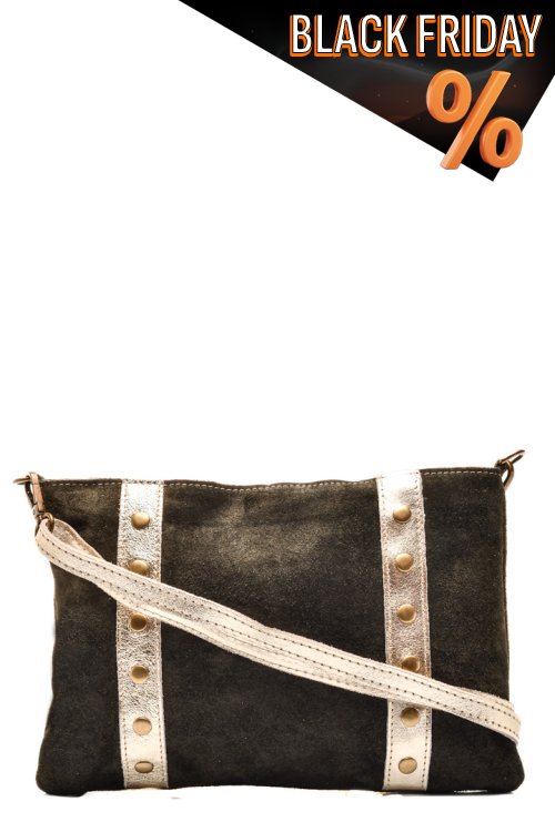 Zöld fordított bőr taska bs7hs3477