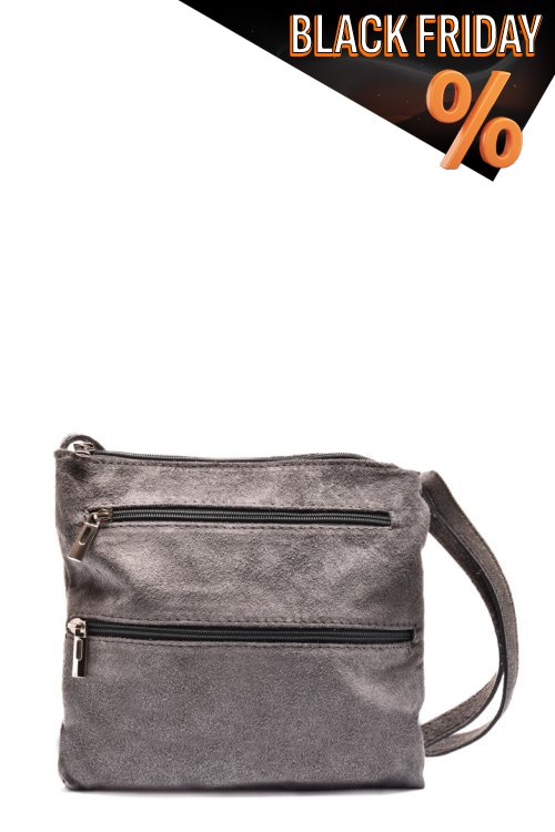 Szürke fordított bőr taska 2s7h2009