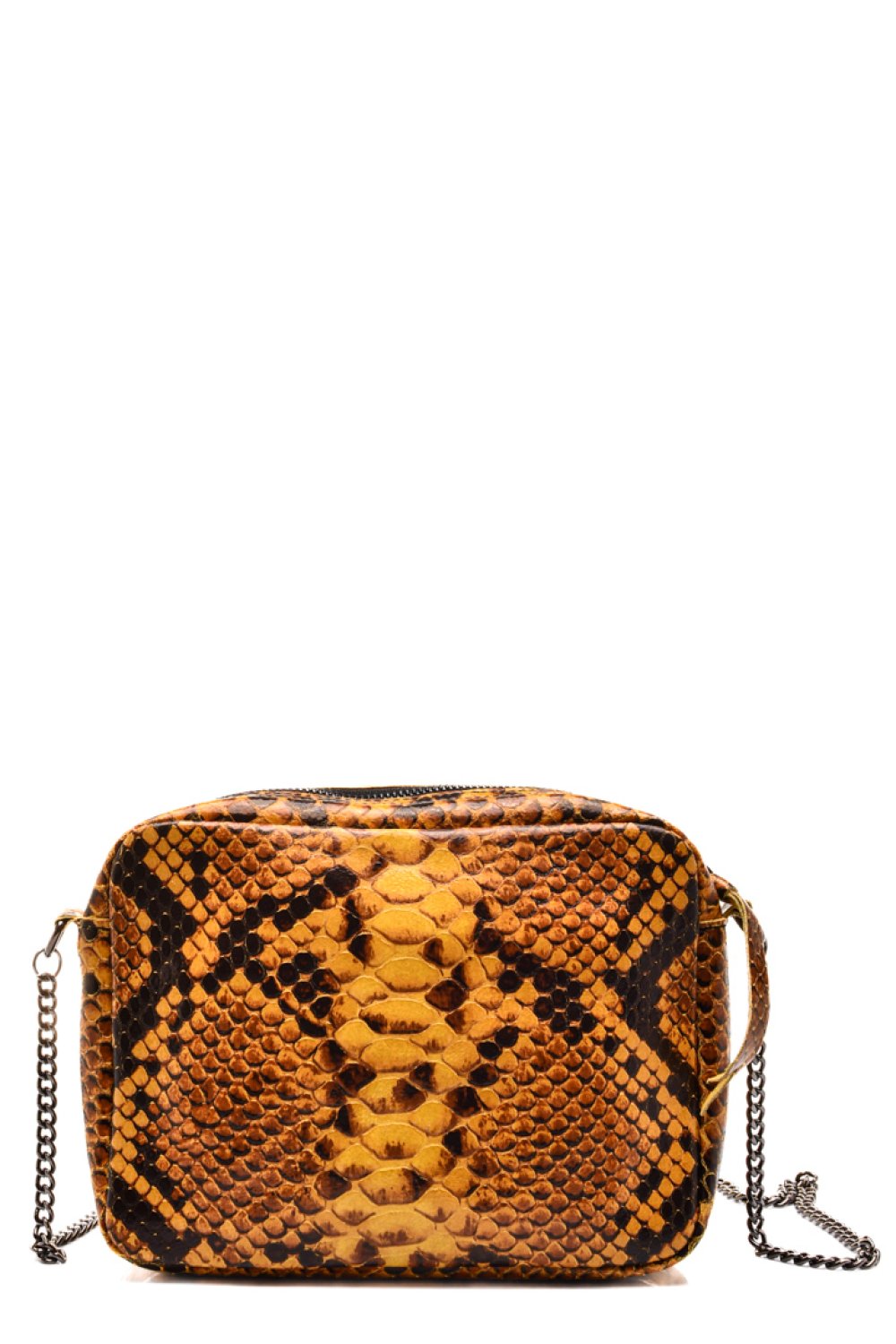 Sárga természetes bőr taska bs7hs2256