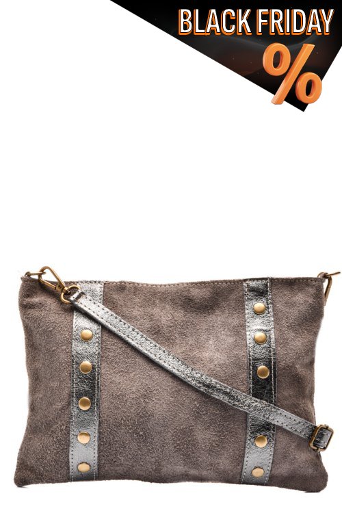 Szürke fordított bőr taska bs7hs3477