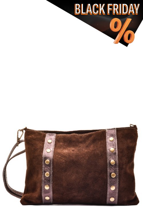 Barna fordított bőr taska bs7hs3477