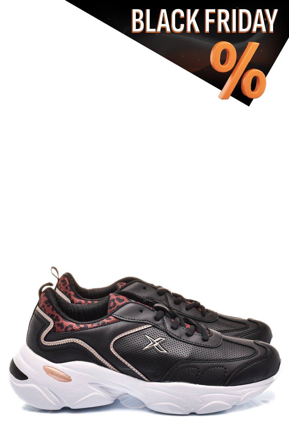 Kinetix fekete sportcipők js7hudith