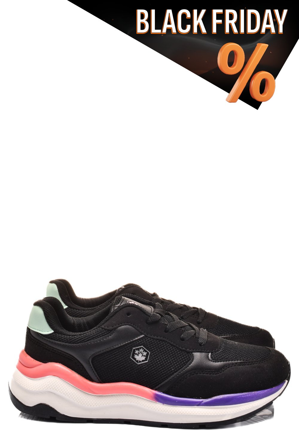 Lumberjack fekete sportcipők as7hden