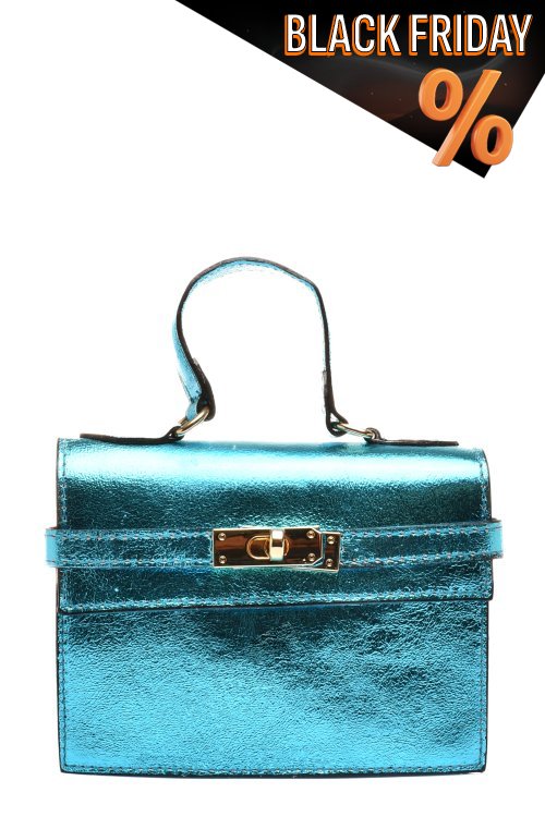 Zöld természetes bőr taska 7s7h031