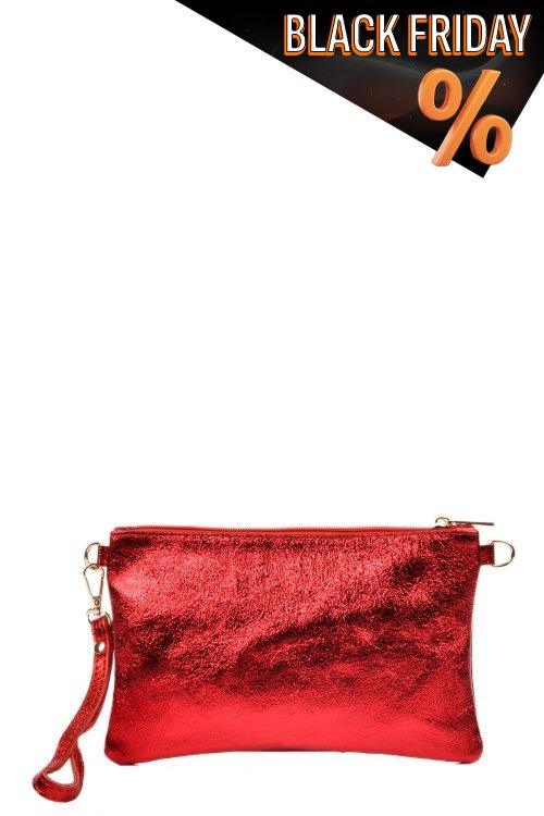 Piros természetes bőr taska bs7hs0659