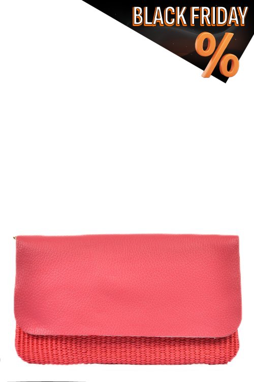 Piros természetes bőr taska bs7hs3322