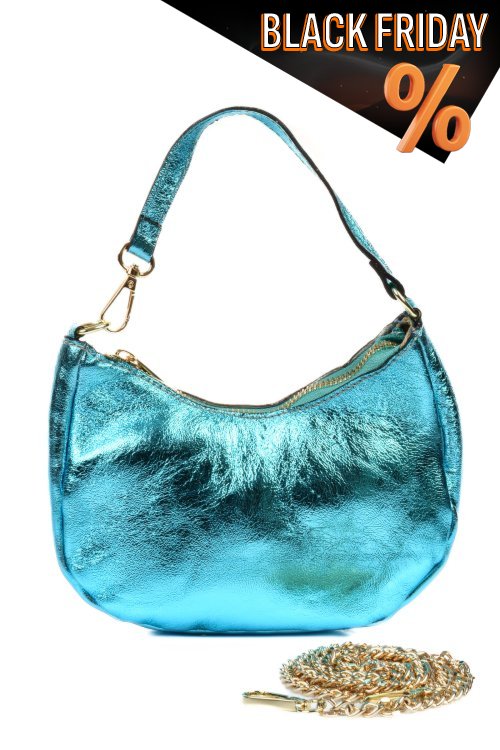 Kék természetes bőr taska 7s7h030