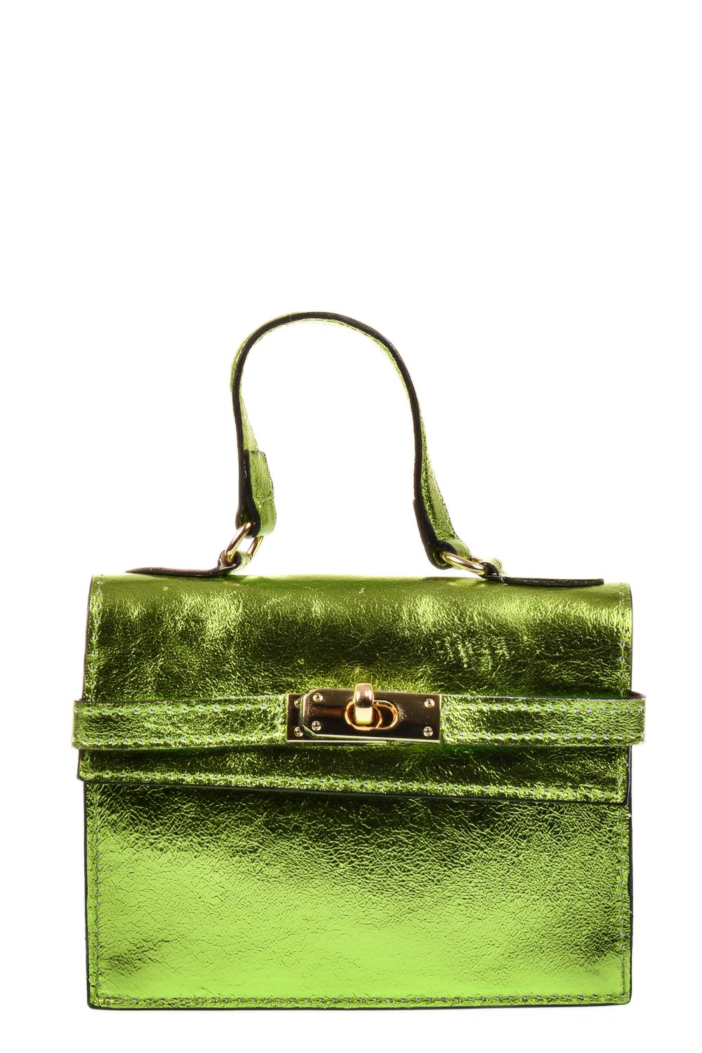 Zöld természetes bőr taska 7s7h031