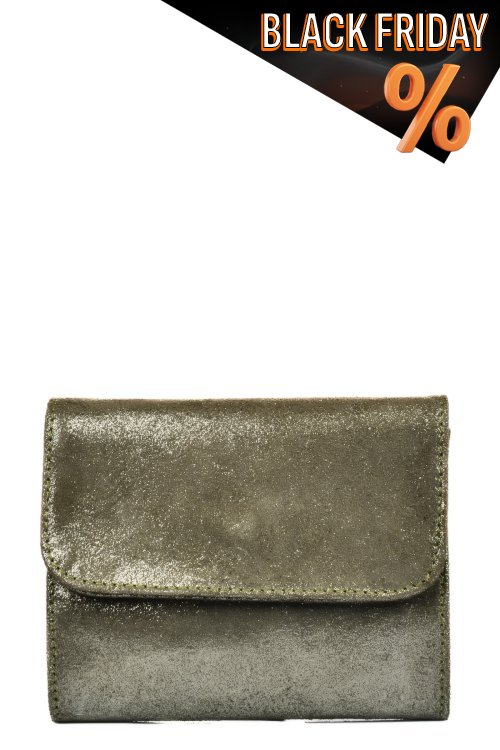 Zöld természetes bőr taska bs7hs3411