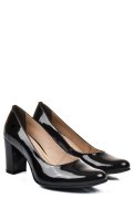 Fekete természetes lakkozott bőr magassarkú cipők 1s7h600