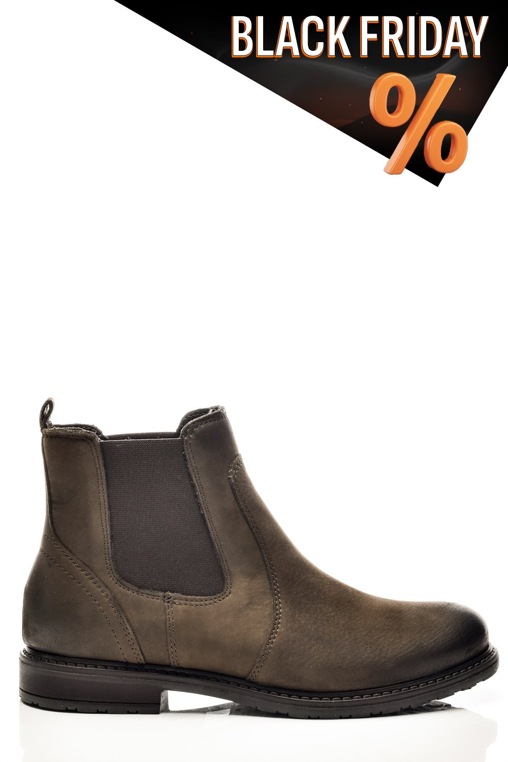 Barna természetes bőr bakancs 6s7h486