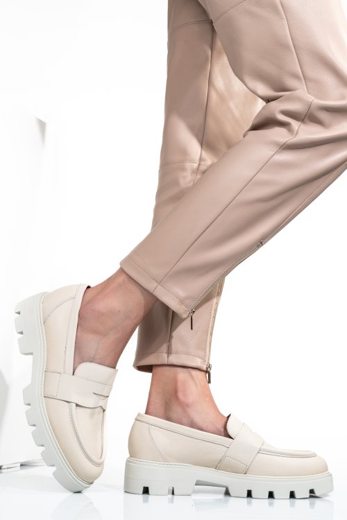 Bézs természetes bőr  es7h23-28180