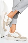 Bézs természetes bőr sport cipők 4s7h54