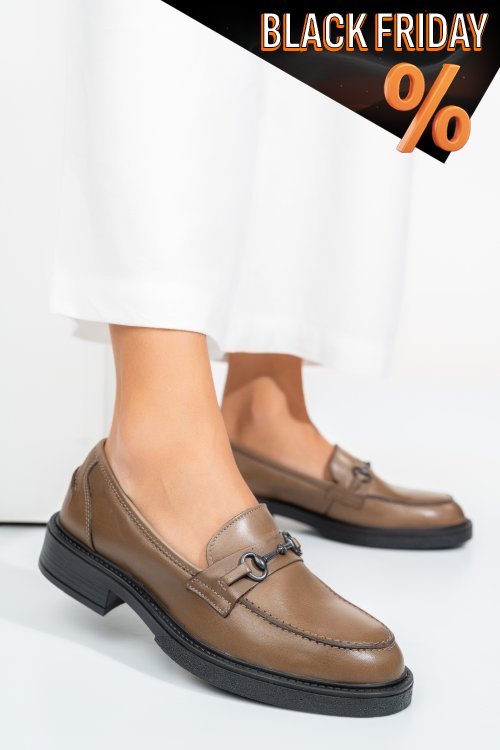 Barna természetes bőr  ss7hally02/oxford